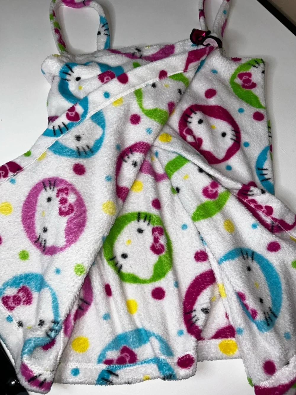 Hello Kitty Sanrio Pink Wrap Robe Towel Size Small Medium 2008 Rare